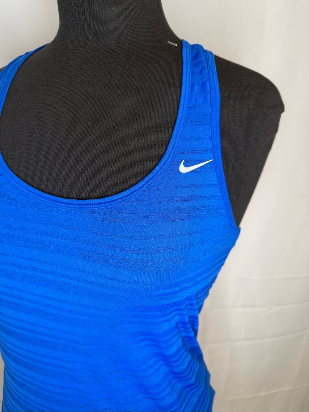 Nike Bright Blue Racerback Performance Tank Top - Picture 3 of 4